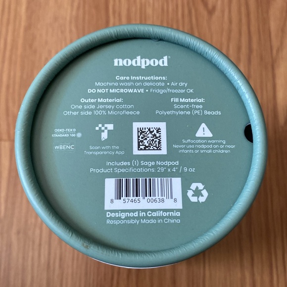 ❤️ Nodpod The Weighted Blanket for Eyes Sage NWT - Picture 6 of 14